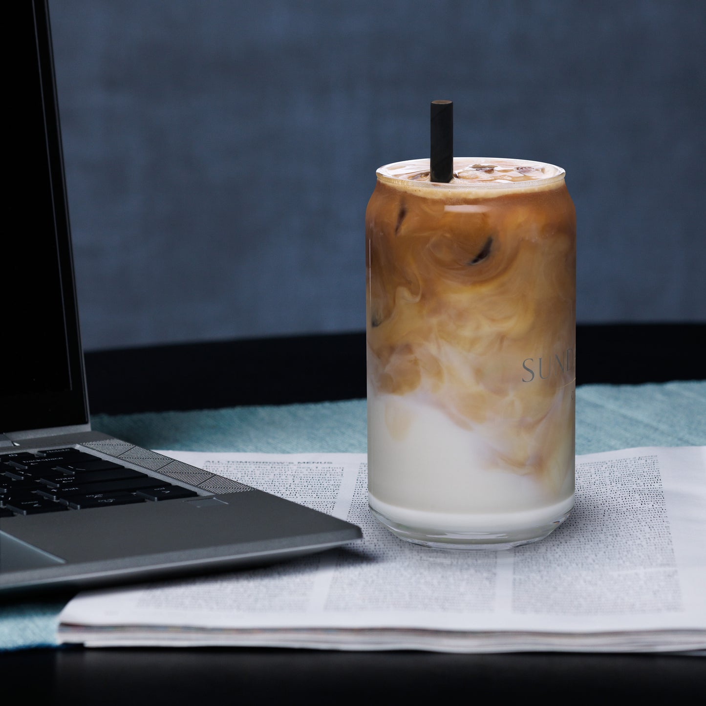 Can - shaped glass - Sunday Start Coffee