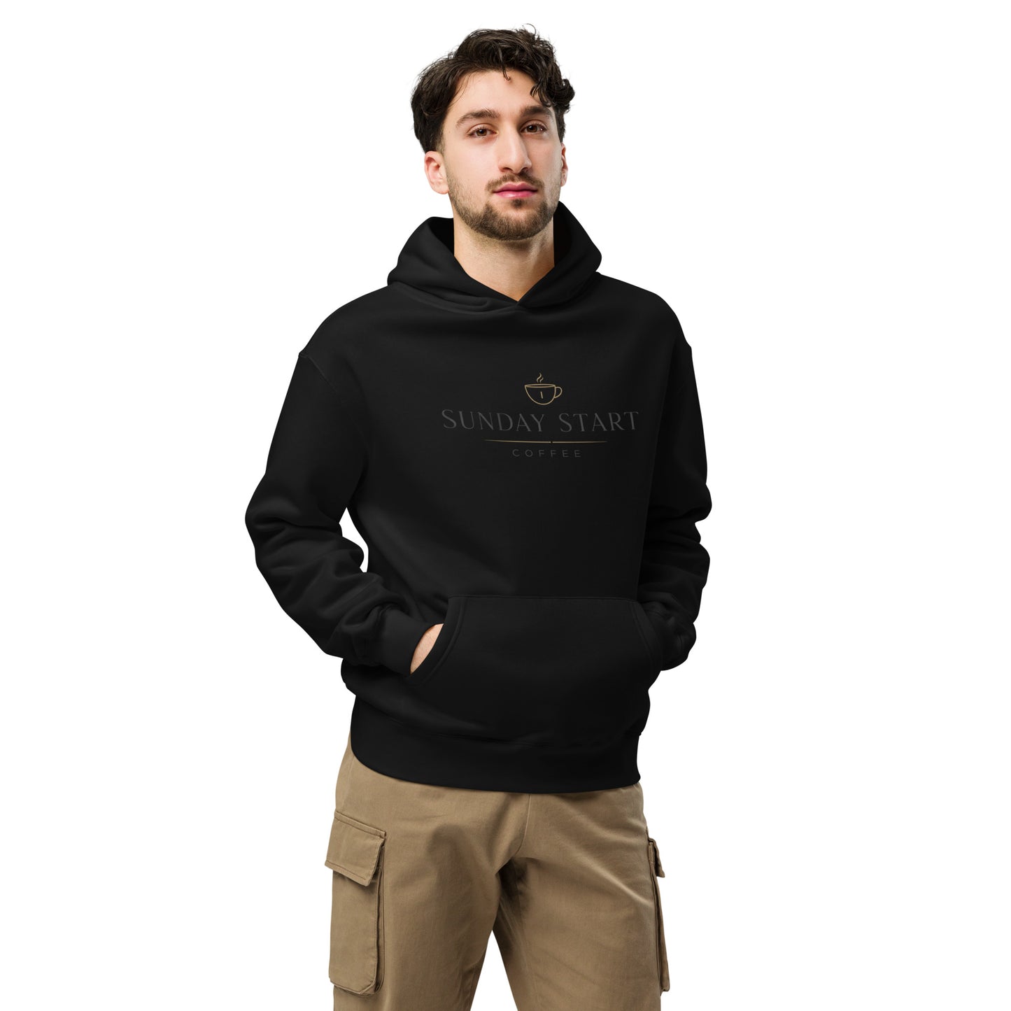 Unisex oversized hoodie - Sunday Start Coffee