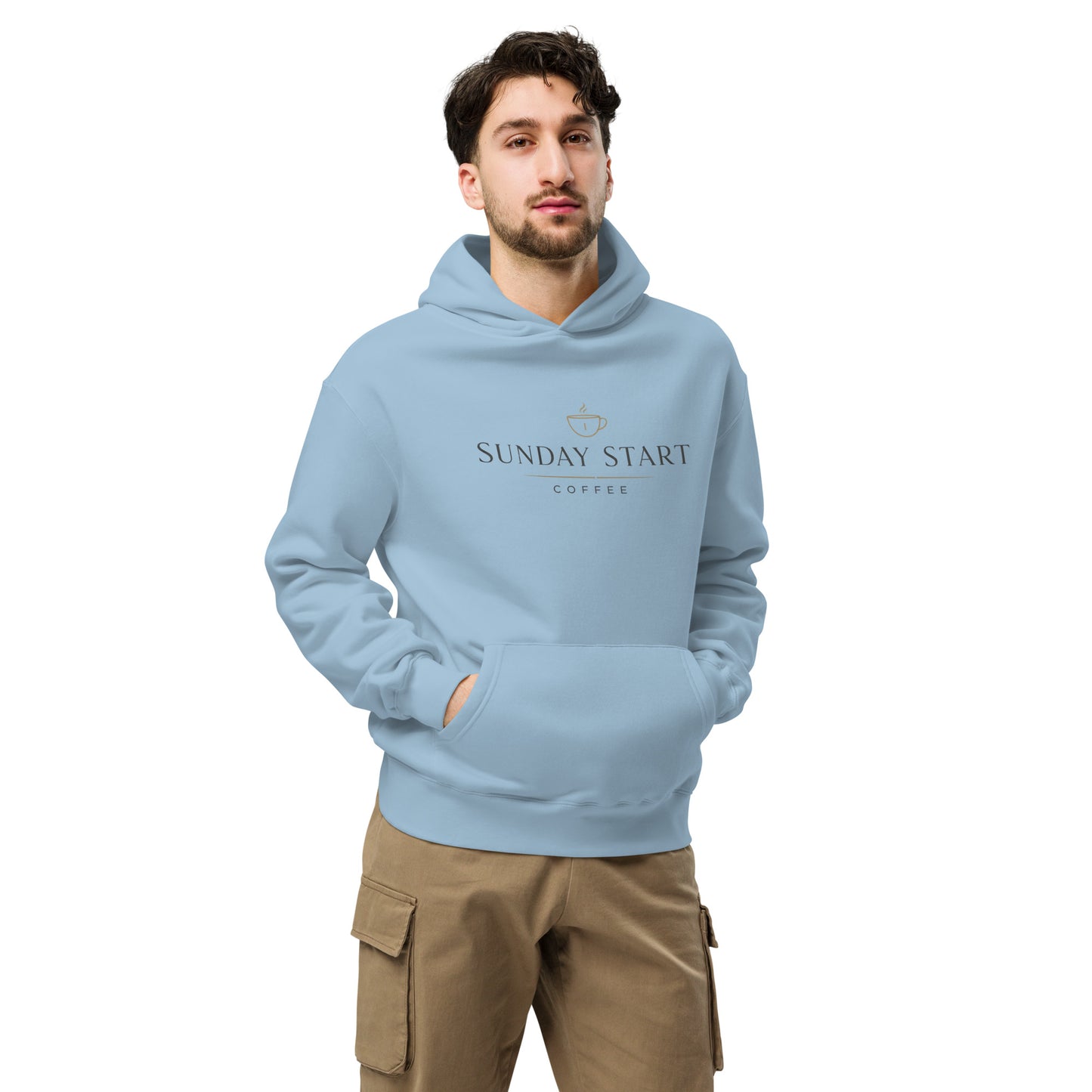 Unisex oversized hoodie - Sunday Start Coffee