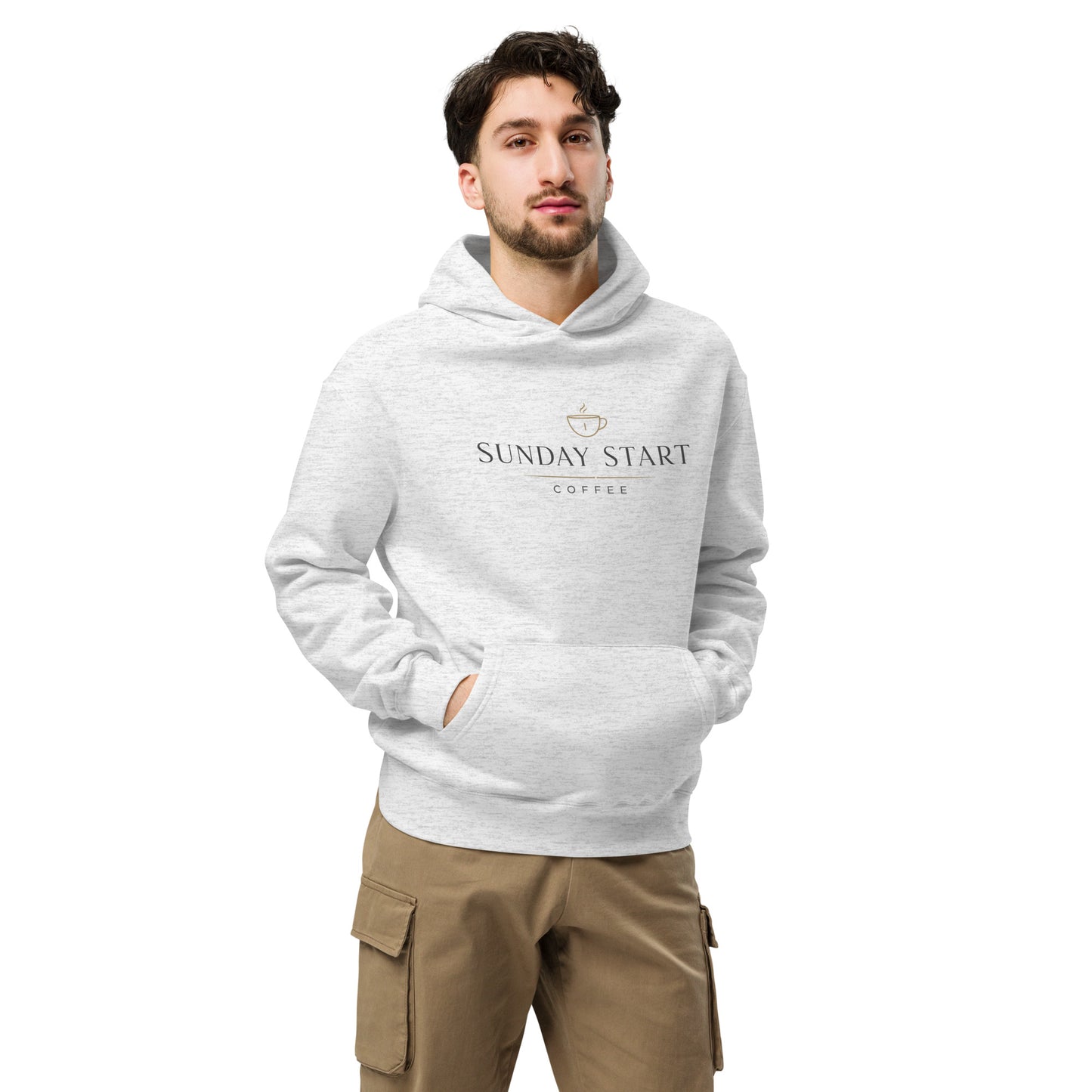 Unisex oversized hoodie - Sunday Start Coffee
