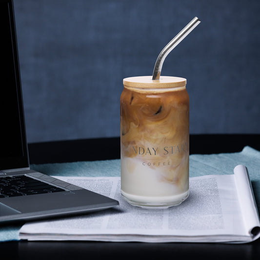 Can - shaped glass - Sunday Start Coffee