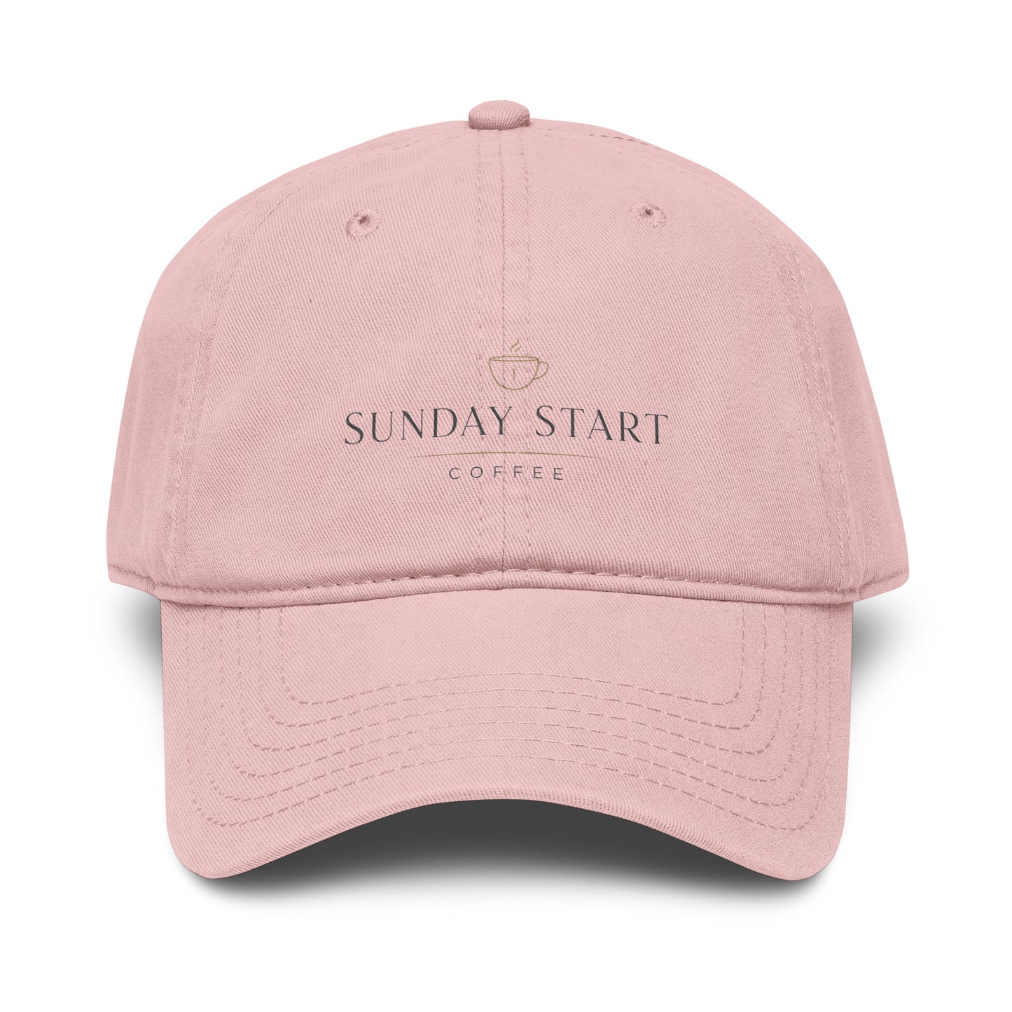 Garment washed baseball cap - Sunday Start Coffee
