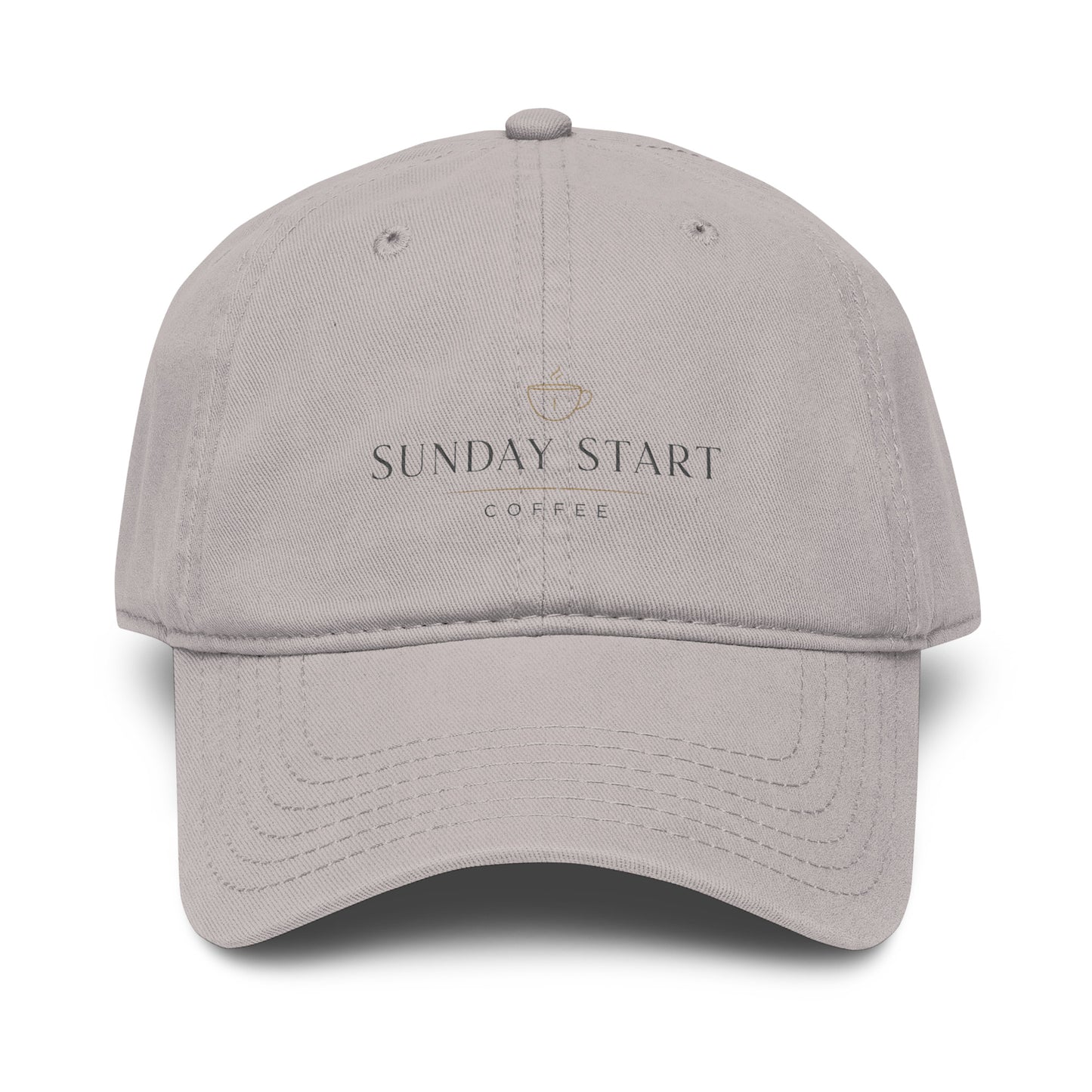 Garment washed baseball cap - Sunday Start Coffee