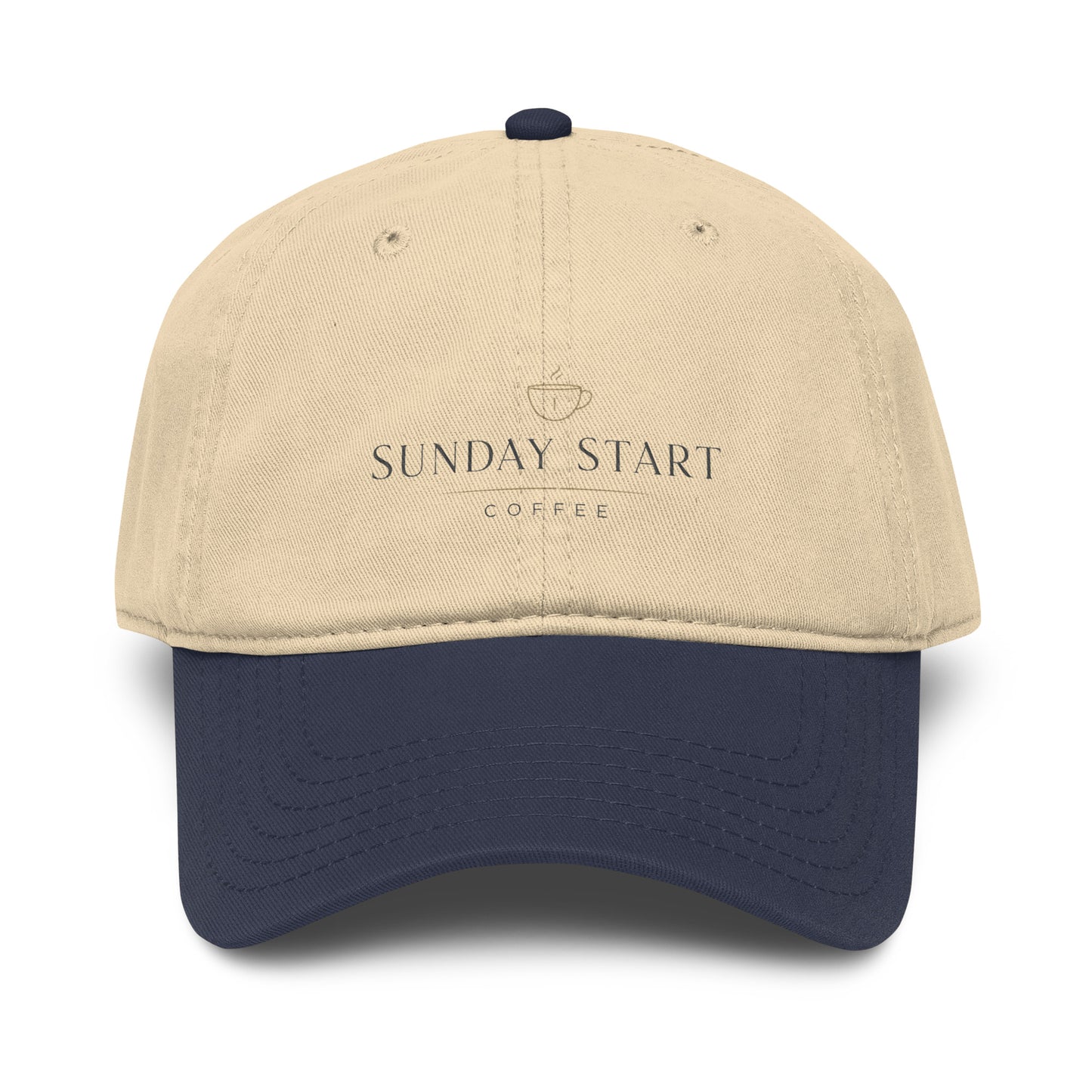 Garment washed baseball cap - Sunday Start Coffee