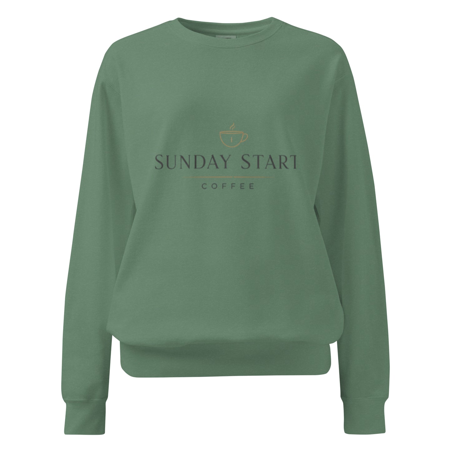 Unisex garment - dyed sweatshirt - Sunday Start Coffee