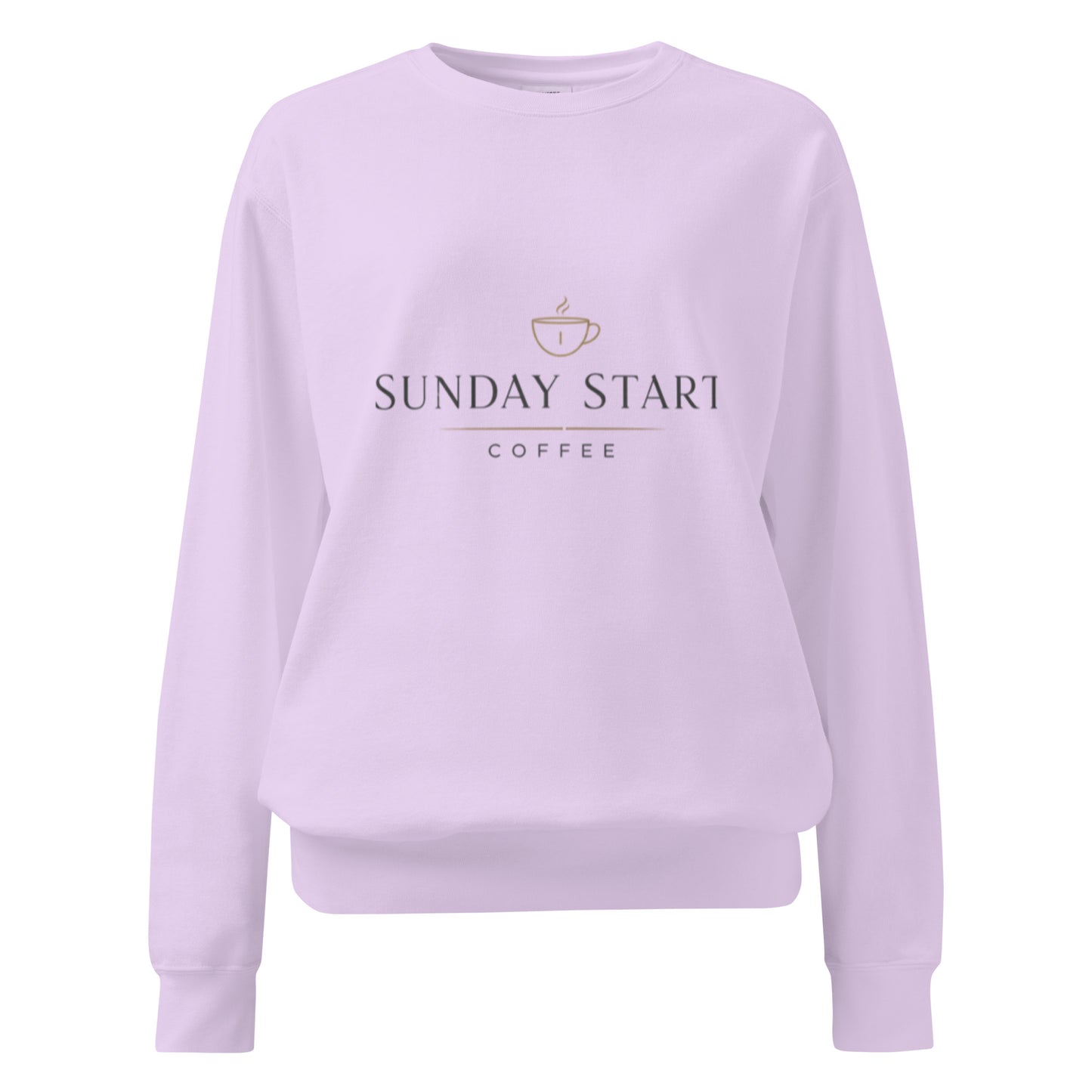 Unisex garment - dyed sweatshirt - Sunday Start Coffee