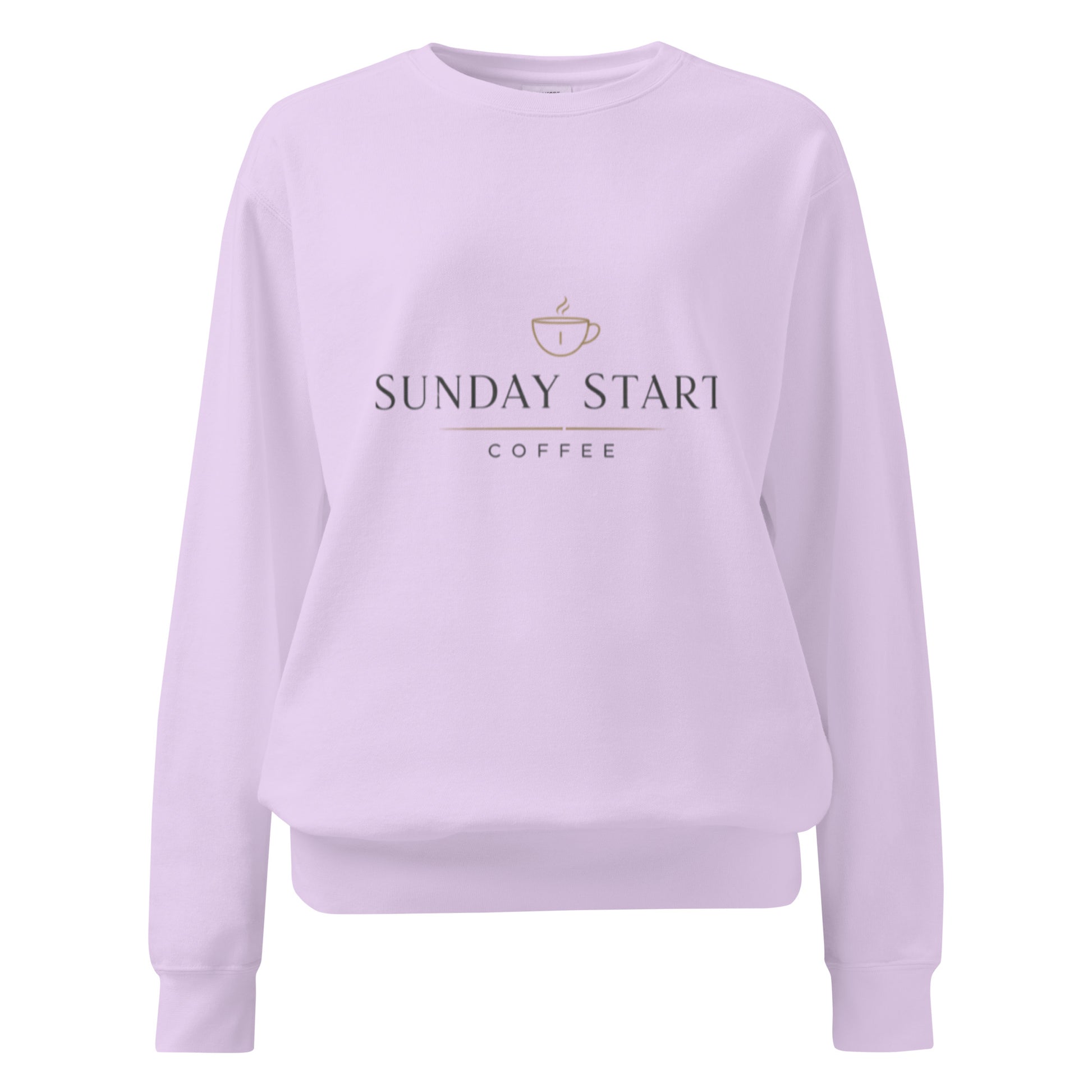 Unisex garment - dyed sweatshirt - Sunday Start Coffee
