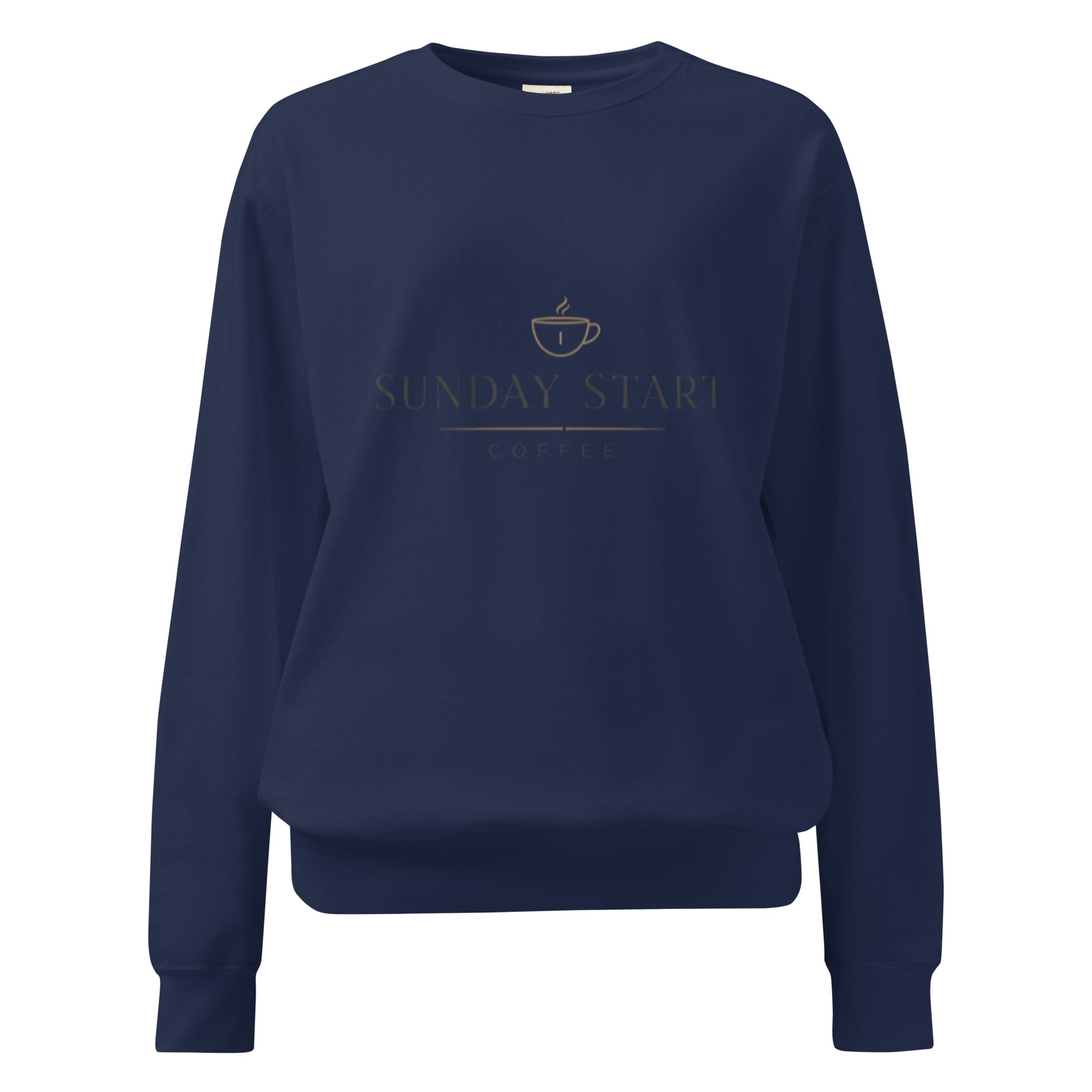 Unisex garment - dyed sweatshirt - Sunday Start Coffee