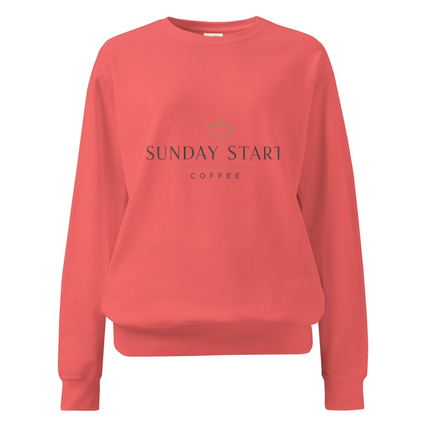 Unisex garment - dyed sweatshirt - Sunday Start Coffee