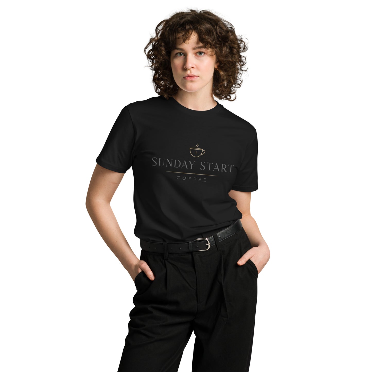 Unisex premium t-shirt - Sunday Start Coffee