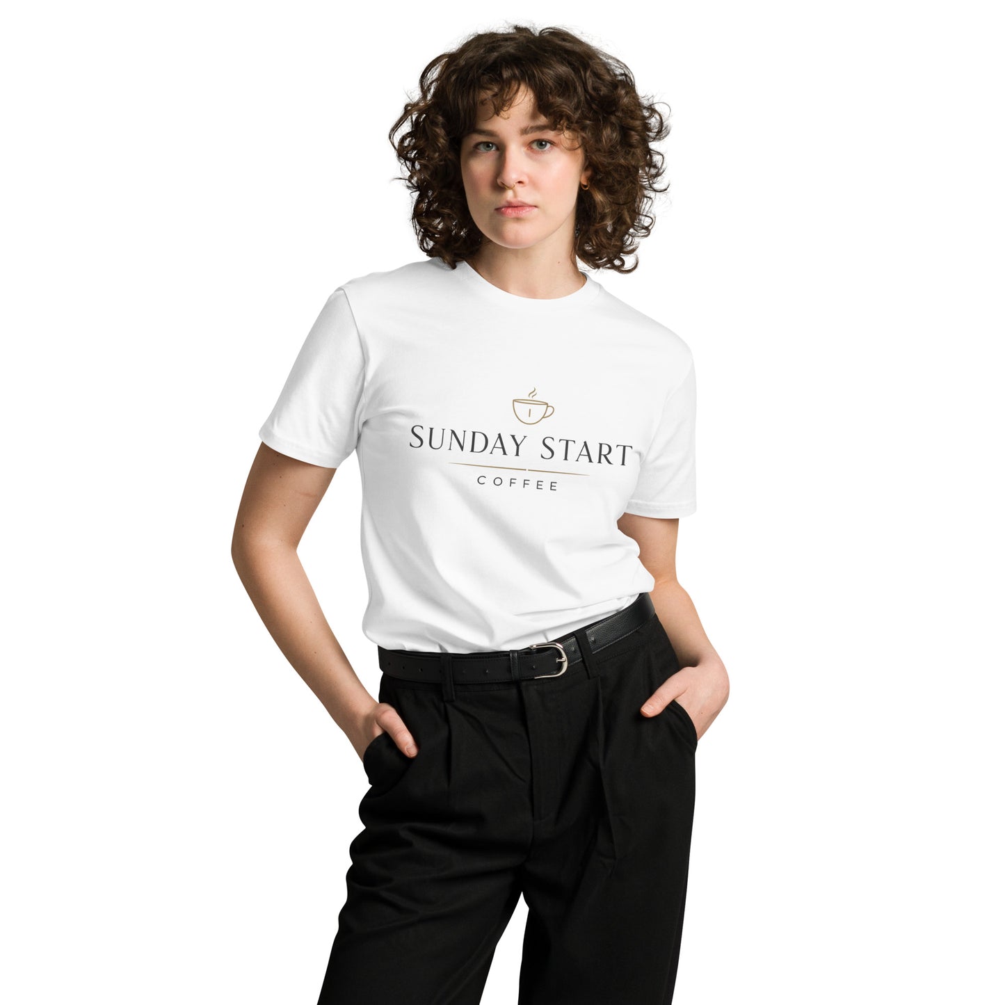 Unisex premium t-shirt - Sunday Start Coffee