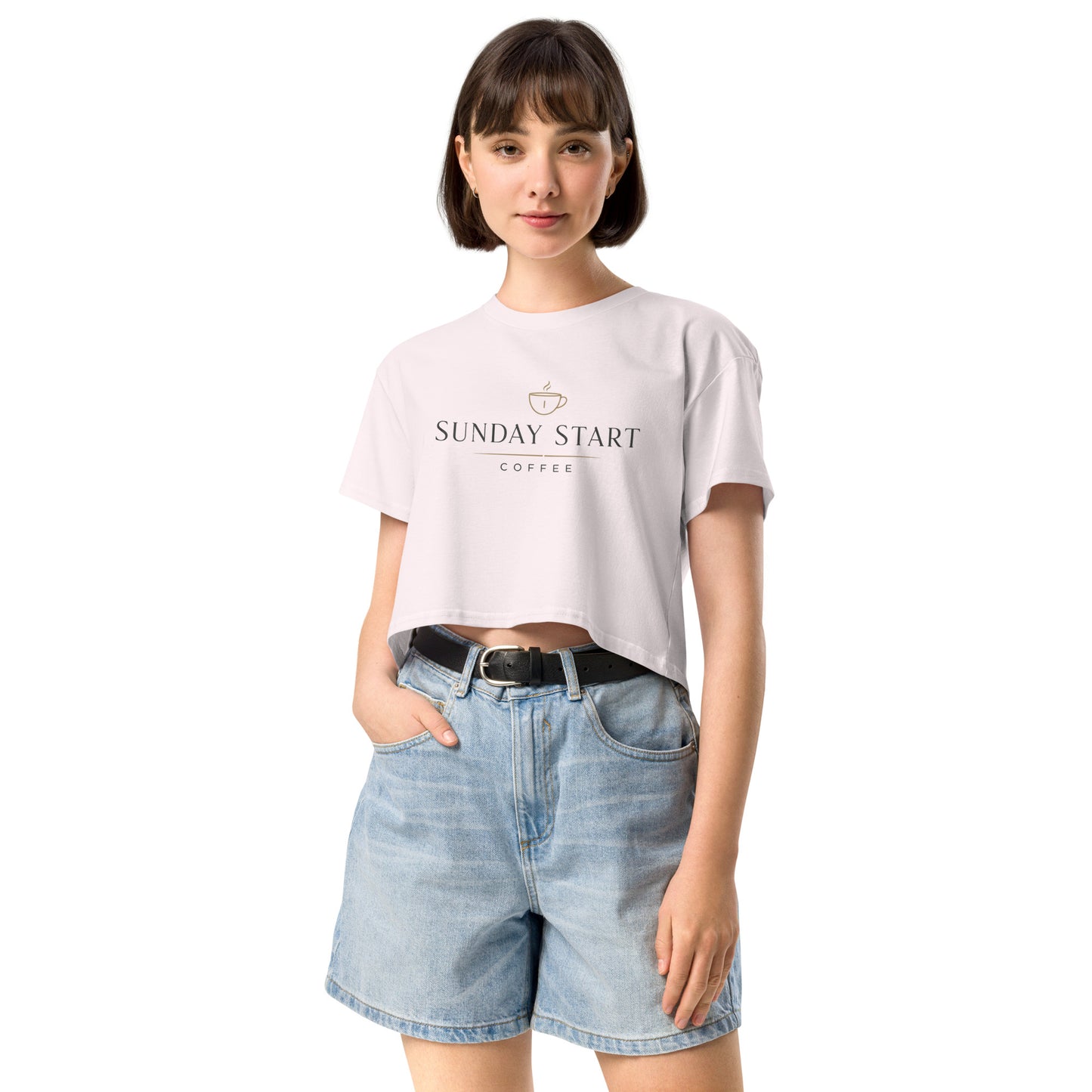 Women’s crop top - Sunday Start Coffee